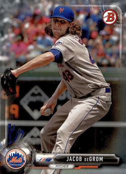 2017 Bowman Jacob deGrom  # 73 New York Mets