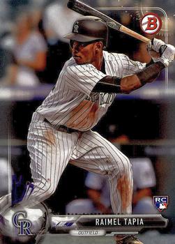 2017 Bowman Raimel TapiaÂ  RC # 78 Colorado Rockies