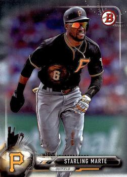 2017 Bowman Starling Marte  # 84 Pittsburgh Pirates