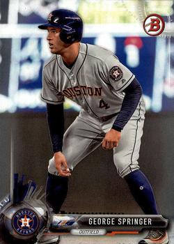 2017 Bowman George Springer  # 87 Houston Astros