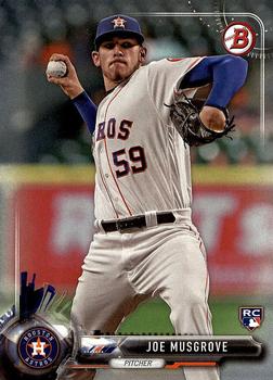 2017 Bowman Joe MusgroveÂ  RC # 92 Houston Astros