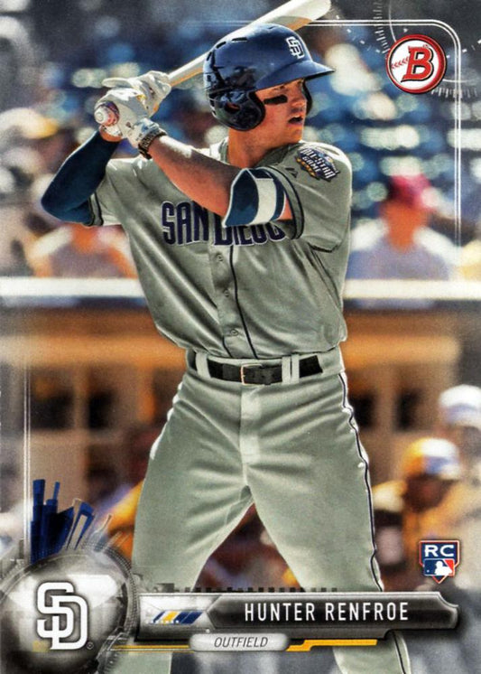 2017 Bowman Hunter RenfroeÂ  RC # 99 San Diego Padres