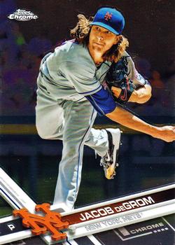 2017 Topps Chrome Jacob DeGrom 184 New York Mets