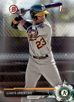 2017 Bowman Prospects Lazarito ArmenterosÂ  FBC BP25 Oakland Athletics