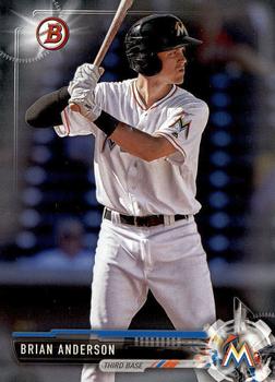 2017 Bowman Prospects Brian Anderson  BP87 Miami Marlins