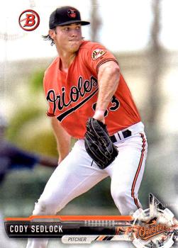 2017 Bowman Prospects Cody Sedlock  BP90 Baltimore Orioles