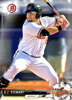 2017 Bowman Prospects D.J. Stewart  BP91 Baltimore Orioles