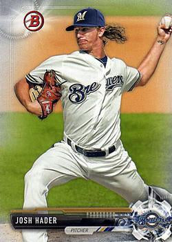 2017 Bowman Prospects Josh Hader  BP106 Milwaukee Brewers
