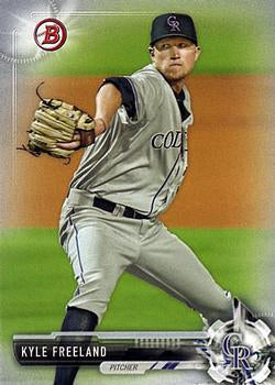 2017 Bowman Prospects Kyle Freeland  BP109 Colorado Rockies