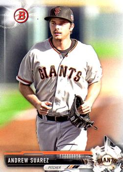 2017 Bowman Prospects Andrew Suarez  BP112 San Francisco Giants