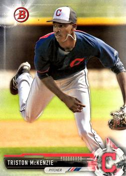 2017 Bowman Prospects Triston McKenzie  BP118 Cleveland Indians