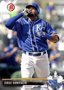 2017 Bowman Prospects Jorge Bonifacio  BP136 Kansas City Royals