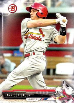 2017 Bowman Prospects Harrison Bader  BP143 St. Louis Cardinals