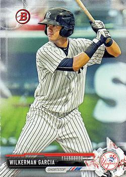 2017 Bowman Prospects Wilkerman Garcia  BP147 New York Yankees
