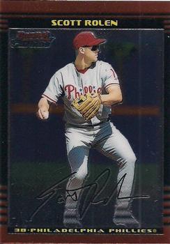 2002 Bowman Chrome Scott Rolen # 96 Philadelphia Phillies