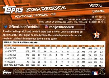 2017 Topps Chrome Update Josh Reddick HMT5 Houston Astros
