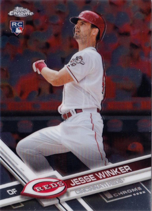 2017 Topps Chrome Update Jesse WinkerÂ RC HMT31 Cincinnati Reds