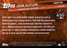 将图片加载到图库查看器，2017 Topps Chrome Update Jose AltuveAS HMT45 Houston Astros
