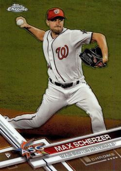 2017 Topps Chrome Update Max ScherzerÂ AS HMT65 Washington Nationals