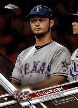 2017 Topps Chrome Update Yu DarvishÂ AS HMT86 Texas Rangers