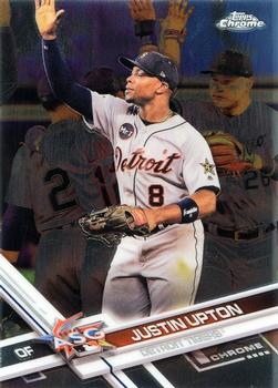 2017 Topps Chrome Update Justin UptonÂ AS #HMT88 Detroit Tigers