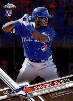 2017 Topps Chrome Update Anthony AlfordÂ RC HMT93 Toronto Blue Jays