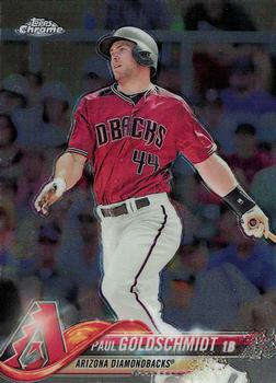 2018 Topp Chrome  Paul Goldschmidt #37 Arizona Diamondbacks