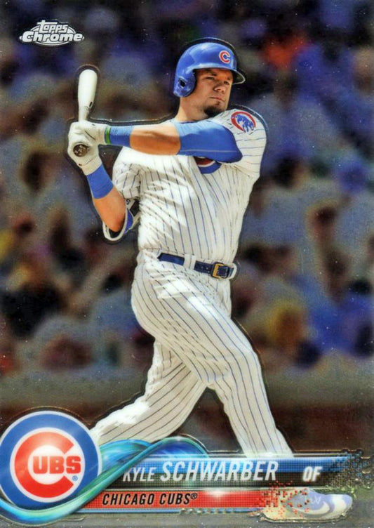 2018 Topp Chrome  Kyle Schwarber #56 Chicago Cubs