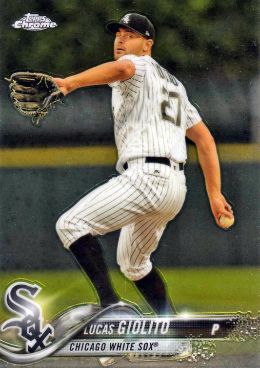 2018 Topp Chrome  Lucas Giolito #63 Chicago White Sox