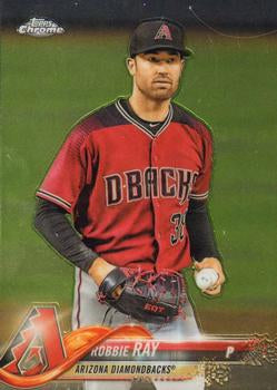 2018 Topp Chrome  Robbie Ray #129 Arizona Diamondbacks