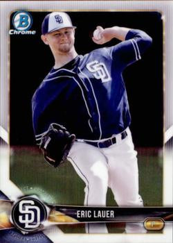 2018 Bowman Chrome Prospects Eric Lauer BCP18 San Diego Padres