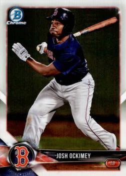 2018 Bowman Chrome Prospects Josh Ockimey BCP34 Boston Red Sox