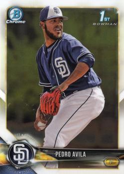 2018 Bowman Chrome Prospects Pedro Avila BCP40 San Diego Padres