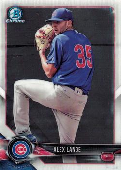 2018 Bowman Chrome Prospects Alex Lange BCP54 Chicago Cubs