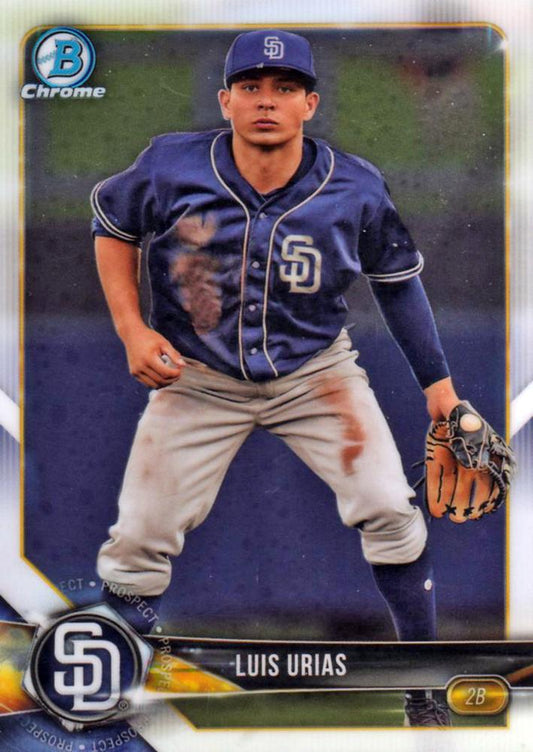 2018 Bowman Chrome Prospects Luis Urias BCP57 San Diego Padres