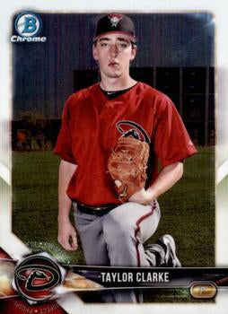 2018 Bowman Chrome Prospects Taylor Clarke BCP113 Arizona Diamondbacks