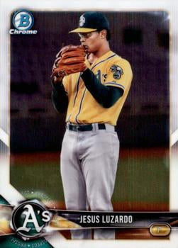 2018 Bowman Chrome Prospects Jesus Luzardo BCP126 Oakland Athletics