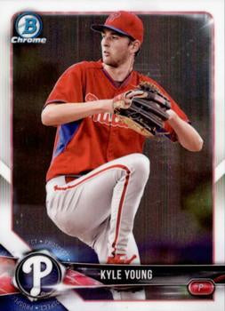 2018 Bowman Chrome Prospects Kyle Young BCP129 Philadelphia Phillies