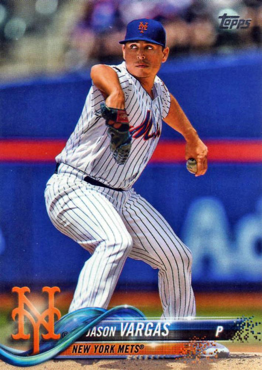 2018 Topps Update Jason Vargas  #US17 New York Mets