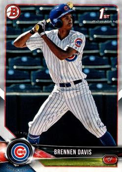 2018 Bowman Draft Brennen Davis FBC BD-47 Chicago Cubs