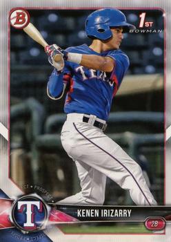 2018 Bowman Draft Kenen Irizarry FBC BD-140 Texas Rangers
