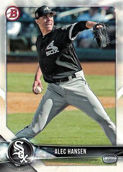 2018 Bowman Draft Alec Hansen  BD-146 Chicago White Sox