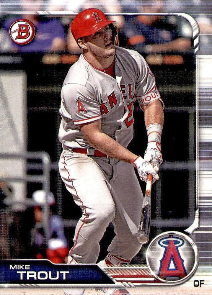 2019 Bowman Mike Trout #1 Angels