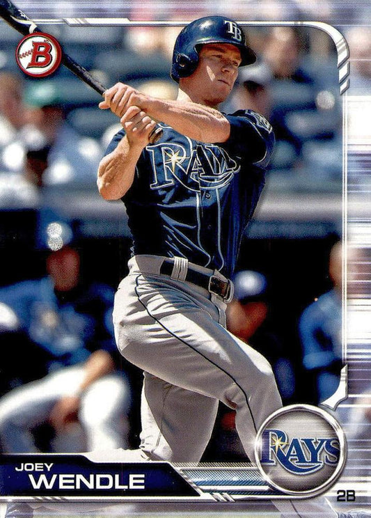 2019 Bowman Joey Wendle #3 Tampa Bay Rays