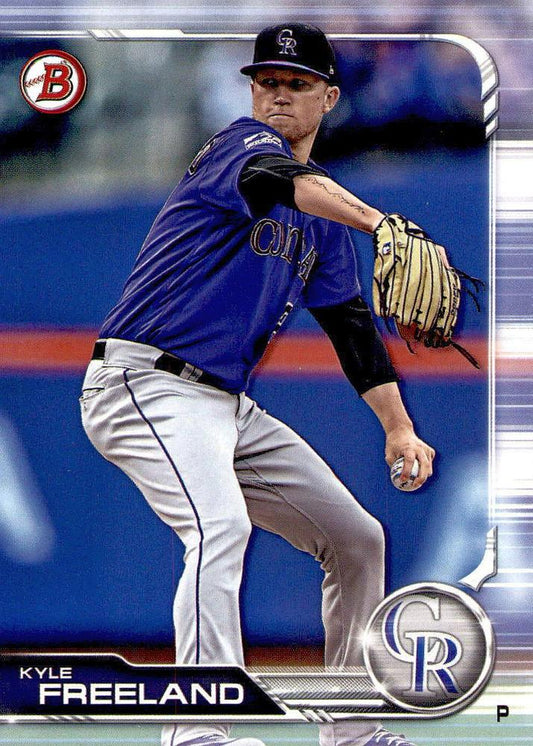 2019 Bowman Kyle Freeland #5 Colorado Rockies