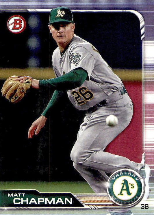 2019 Bowman Matt Chapman #11 Oakland Athletics
