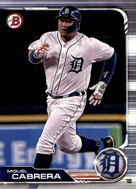 2019 Bowman Miguel Cabrera #21 Detroit Tigers