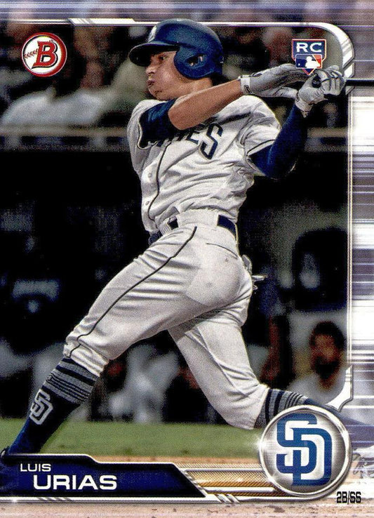 2019 Bowman Luis Urias RC #25 San Diego Padres
