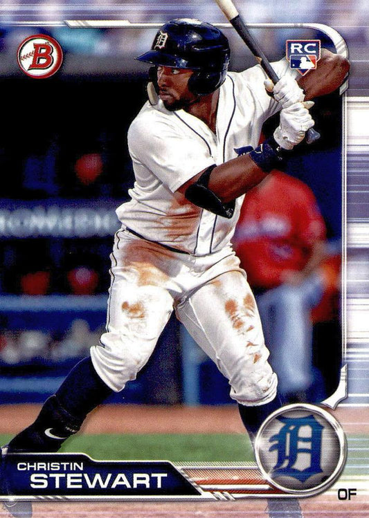 2019 Bowman Christin Stewart RC #33 Detroit Tigers