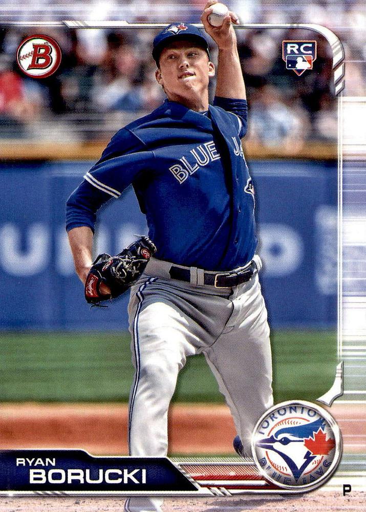 2019 Bowman Ryan Borucki RC #44 Toronto Blue Jays